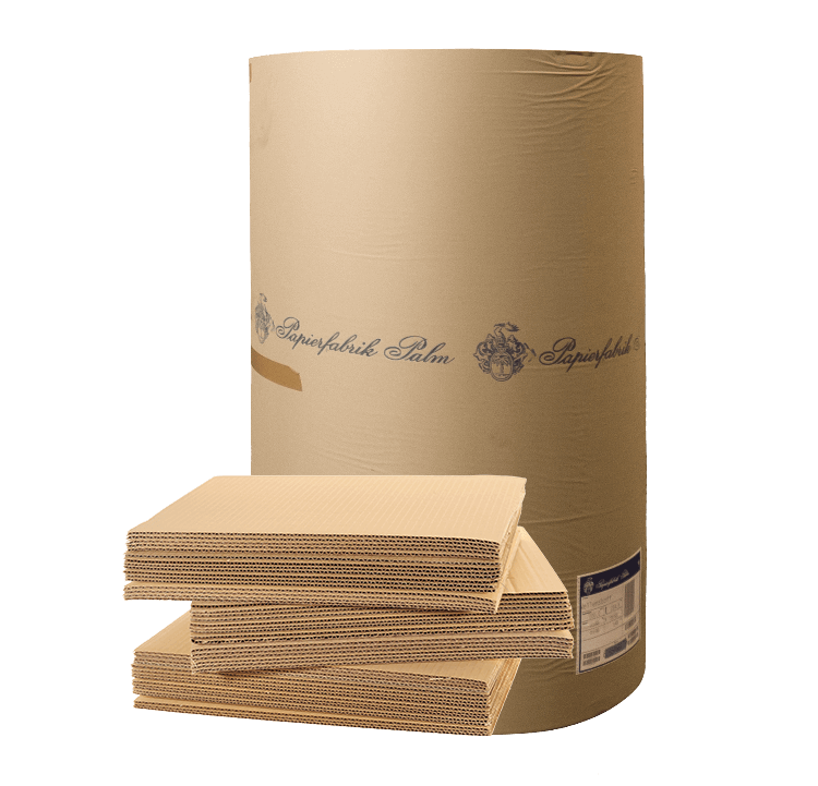Pappe und Papierrolle von Palm